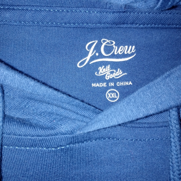 J. Crew Big & Tall Lightweight pullover hoodie - Picture 6 of 8